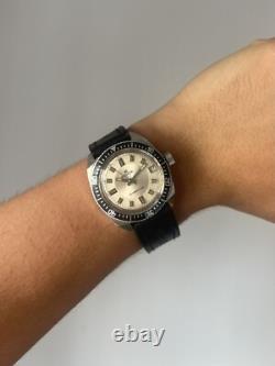 Diving Watch EDOX Automatique Montre Vintage Plongee Acier Fonctionne