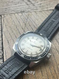 Diving Watch EDOX Automatique Montre Vintage Plongee Acier Fonctionne