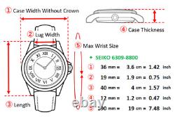 Exc+5 Montre Homme Vintage Seiko 5 6309-8800 Cadran Vert Automatique Jour Date