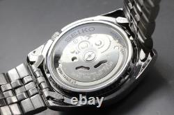 Exc+5 Montre automatique homme SEIKO 5 SNK355 7S26-01V0 cadran argenté 37 Exc+5 Montre automatique homme SEIKO 5 SNK355 7S26-01V0 cadran argenté 37