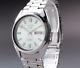 Exc+5? Montre Automatique Pour Homme Seiko 5 Sports 7s26-0480 Cadran Argenté