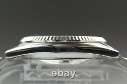 Exc + 5 Montre automatique pour homme Seiko 7S26-3110 avec cadran argenté