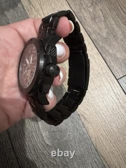 Fossil ME3080 montre automatique squelette noire acier inoxydable 5 ATM boîte