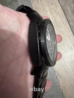 Fossil ME3080 montre automatique squelette noire acier inoxydable 5 ATM boîte