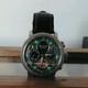 Heritor Automatic Homme Squelette Automatique Fond Transparent Cuir Noir