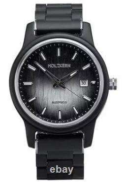HOLZKERN Montre Homme Automatique Nightbird Érable/Noir