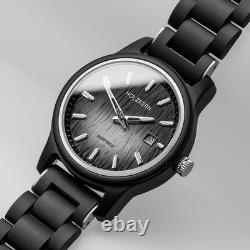 HOLZKERN Montre Homme Automatique Nightbird Érable/Noir