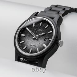 HOLZKERN Montre Homme Automatique Nightbird Érable/Noir
