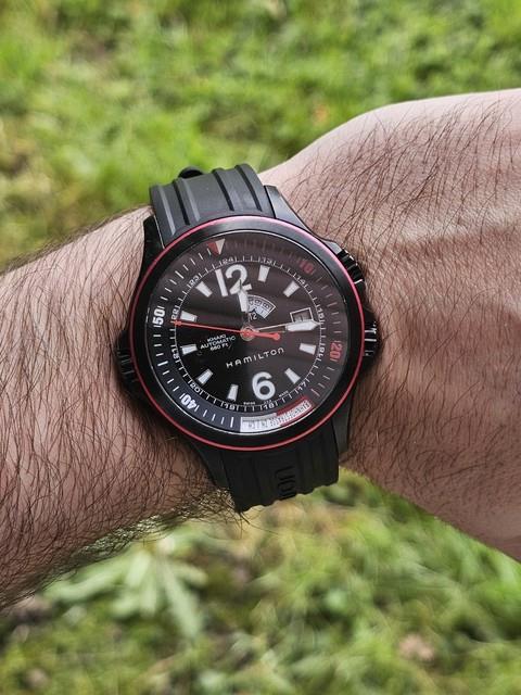 Hamilton Khaki Navy Gmt, Automatic, Pvd H77585335