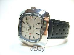 Herbelin Superbe Montre Vintage Acier Automatique Annees 1970's Watch Eta 2784