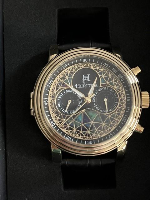 Heritor Automatique Montre Auto Chrono Legacy 52 X 44mm