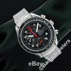 Homme Omega Speedmaster Rouge Mark 40mm Automatique Montre Chronographe Réf