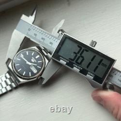 Homme Seiko 5 Montre Automatique Jour Date Japon 6309-8930 Bracelet 36mm À