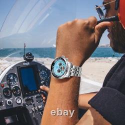 JARAGAR SILVER BLUE Edition Montre Homme Automatique Men's Watch 50mm JARAGAR SILVER BLUE Edition Montre Homme Automatique Men's Watch 50mm