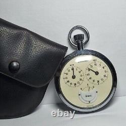 Junghans Rare Vintage Pocket Watch Stopwatch Mechanical Retro 1970 Germany Works