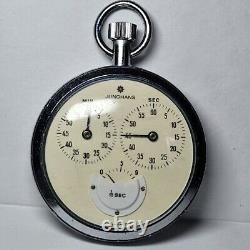 Junghans Rare Vintage Pocket Watch Stopwatch Mechanical Retro 1970 Germany Works