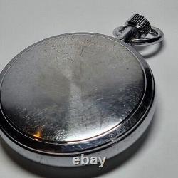 Junghans Rare Vintage Pocket Watch Stopwatch Mechanical Retro 1970 Germany Works