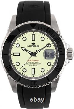 Lorenz Double Injection Full Lume 030197LL Montre Homme Automatique Ceramique