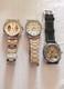 Lot 3 Montres Bracelet Automatiques Analogiques Squelette Bracelet M&eacute;tal