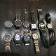 Lot 9 Montres Quartz Et 1 Automatique, Camion Mercedes Bens Yema Seiko Citizen