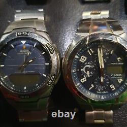 Lot 9 Montres QUARTZ Et 1 Automatique, camion Mercedes Bens Yema Seiko Citizen