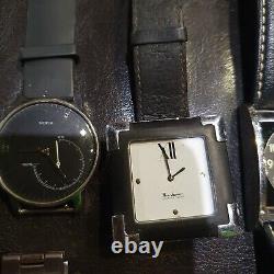 Lot 9 Montres QUARTZ Et 1 Automatique, camion Mercedes Bens Yema Seiko Citizen