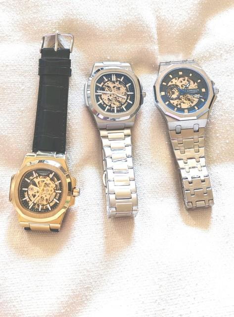 Lot De 3 Montre Automatique Hommes