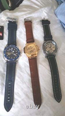 Lot De 3 Montres Automatiques Homme