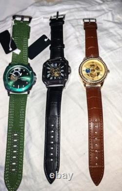 Lot De 3 Montres Automatiques Homme
