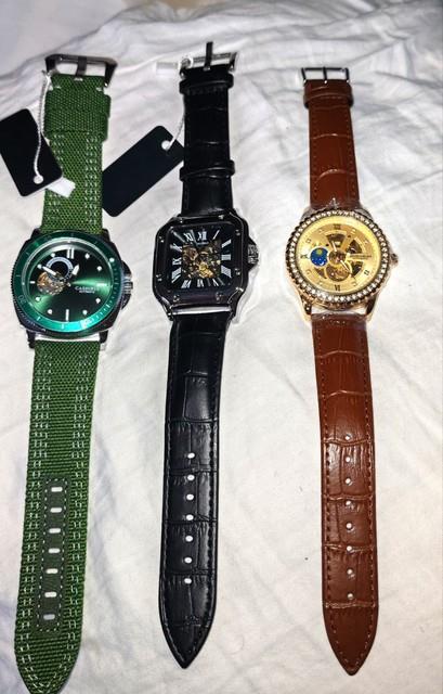 Lot De 3 Montres Automatiques Homme