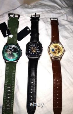 Lot De 3 Montres Automatiques Homme
