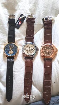 Lot De 3 Montres Automatiques Homme
