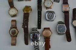 Lot de 14 montres d'homme (automatique zenith kelton kiple elix)
