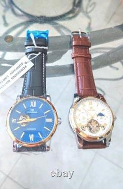 Lot de 2 Montres Homme Automatiques (Forsining & Aokulasic) Neuves