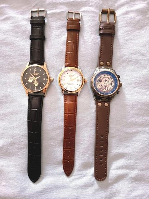 Lot De 3 Montres Homme (automatiques / Squelette) Tr&egrave;s Bon &eacute;tat