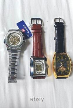 Lot de 3 montres homme automatiques neuves