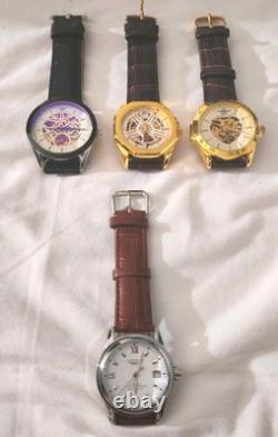 Lot de 4 montres automatiques/mécaniques Très