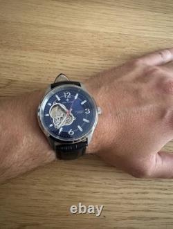 Louis Cottier Montre automatique REF HB34350CABG1 cadran bleu squelette