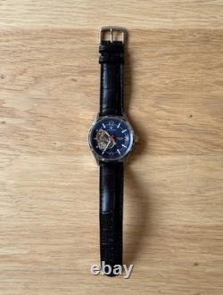 Louis Cottier Montre automatique REF HB34350CABG1 cadran bleu squelette