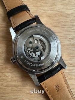 Louis Cottier Montre automatique REF HB34350CABG1 cadran bleu squelette