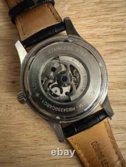 Louis Cottier Montre automatique REF HB34350CABG1 cadran bleu squelette