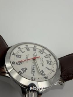 Louis Erard Automatic 72411 Montre Homme Auto Acier/Cuir Jour/Date 100m