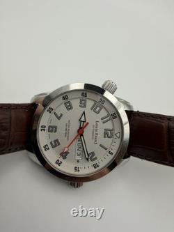Louis Erard Automatic 72411 Montre Homme Auto Acier/Cuir Jour/Date 100m