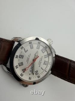 Louis Erard Automatic 72411 Montre Homme Auto Acier/Cuir Jour/Date 100m