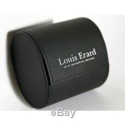 Louis Erard Homme 40mm Automatique Marron Cuir Bracelet Montre 67258aa21bdc21