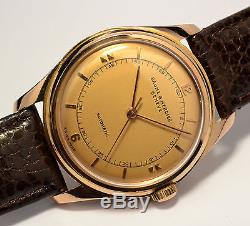Montre Ancienne Baume & Mercier Geneve Automatique En Or Rose 18k Vintage Watch