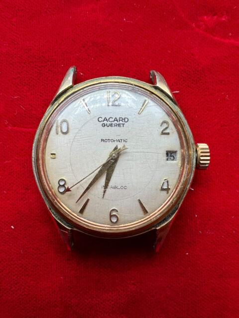 Montre A Date Rotomatic Cacard Gueret Fonctionne Automatique Rare