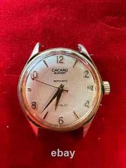 MONTRE A DATE ROTOMATIC CACARD GUERET fonctionne automatique RARE