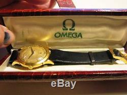 Montre Bracelet Omega Homme Or Automatique Annees 1950