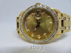MONTRE LOBOR AURUS 18 Carats Automatique avec Pierres SWAROVSKI. 299,00 Neuve